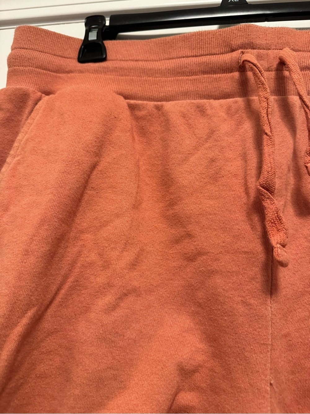 Colsie Rust Orange Drawstring Lounge Shorts - Picture 3 of 4